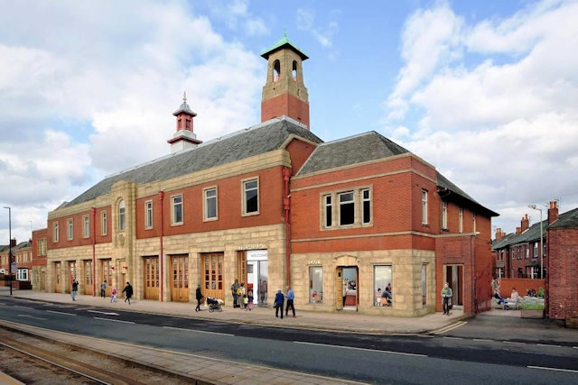 Proposed Greater Manchester Fire Service Museum exterior