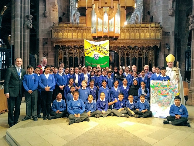 St Peter’s leavers’ attend service at Manchester Cathedral