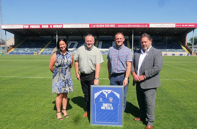 Smith Metals sponsor Rochdale AFC Pearl Street Stand, which will be re-named the ‘Smith Metals Family Stand’