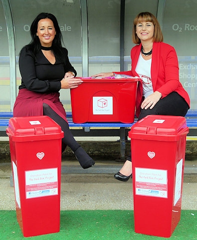 Frances Fielding, Dale's Sales and Marketing Manager with Red Box Project campaigner, Anna Stokes