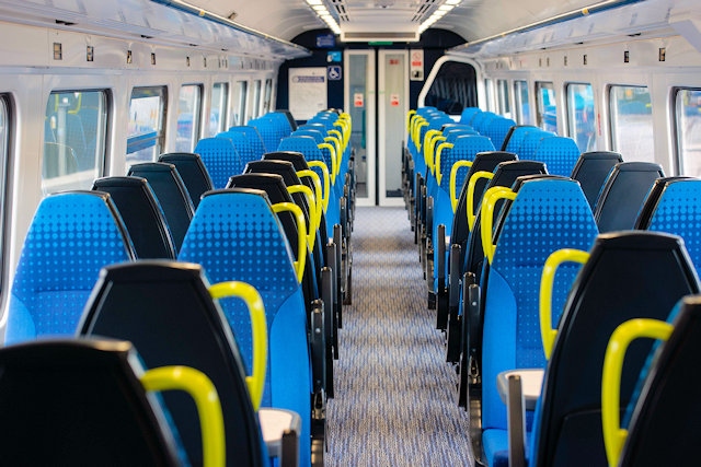Northern digital train - gives customers a brighter and more comfortable journey with new seating and more leg room 