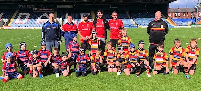 Rochdale Hornets Sporting Foundation with Limehurst Lions u7s