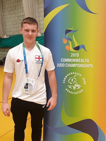 Jake Brearley who was joint fifth in the 2019 Commonwealth Judo Championships representing England