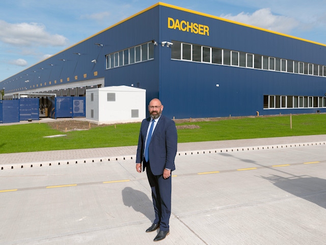 Gary Atkinson, branch manager at Dachser's new premises on Kingsway Business Park