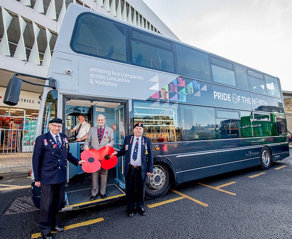 Bus operator Rosso’s parent Transdev is putting poppies on 200 buses