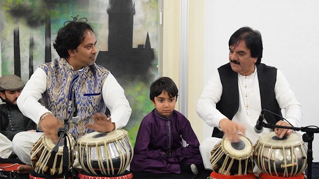 The masters of tabla at Rhythms of Pakistan, The Centre of Wellbeing, Training & Culture