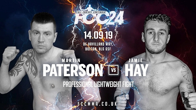 Hay fought Paterson at Full Contact Contender 24