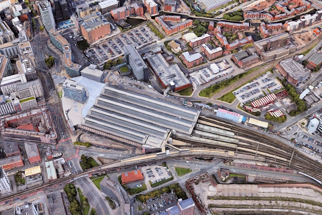 Avanti West Coast have been awarded a long-term contract to continue to run rail services between Manchester Piccadilly (seen here from above) and London Euston
