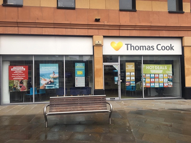 The Thomas Cook high street store at Lord Square, Rochdale