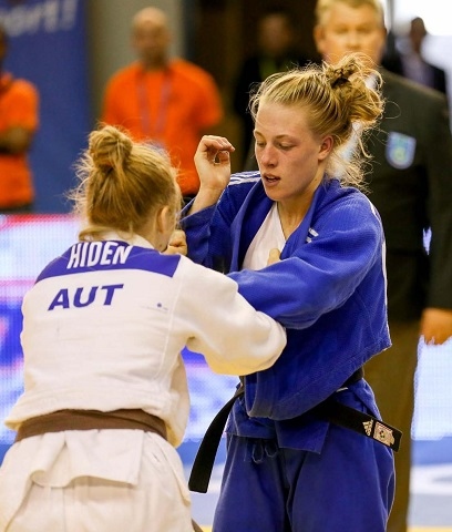 Isobel Kitchen Greek European Cup Judo Champion