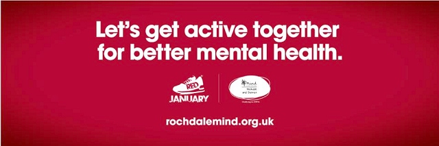 Join Rochdale and District Mind and participate in RED January 2020