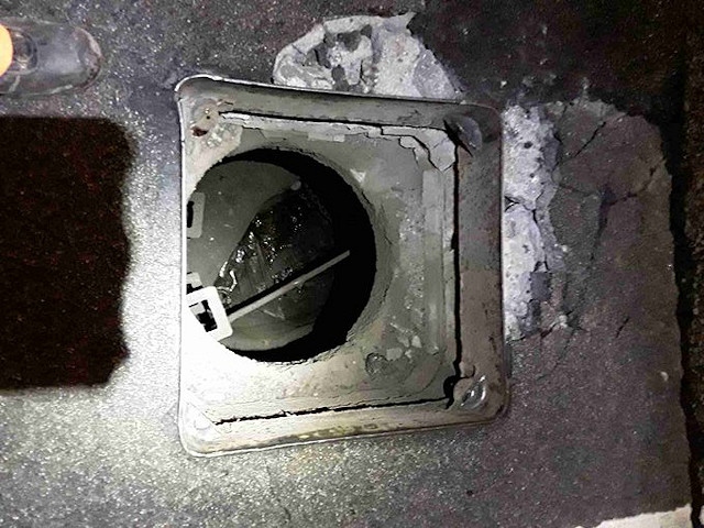 The manhole on the M62 requires repair