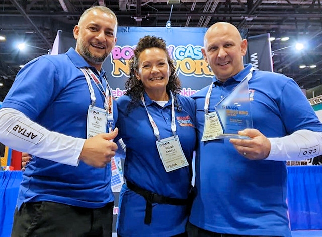 Business owners Aftab Ali (left), Fiona Daniels (middle) and Eddie Daniels (right)