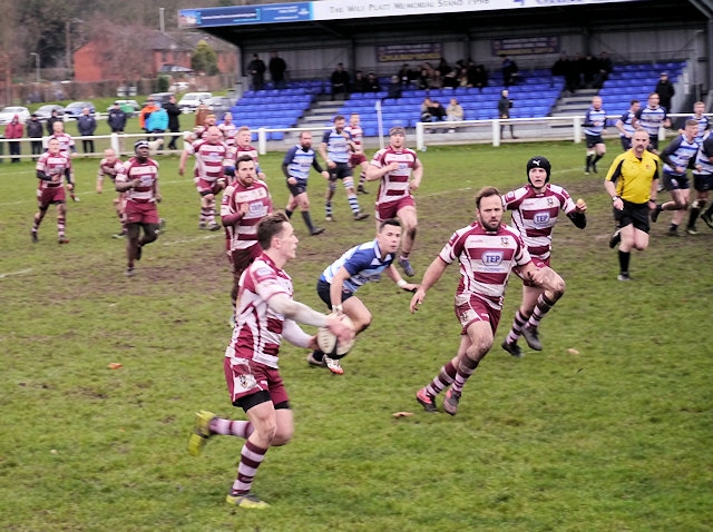Adam Derbyshire on the wing - Rochdale RUFC