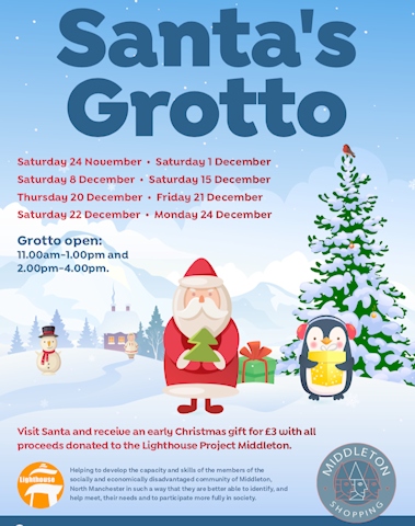 Santa's Grotto raises over £2,000 for Lighthouse Project