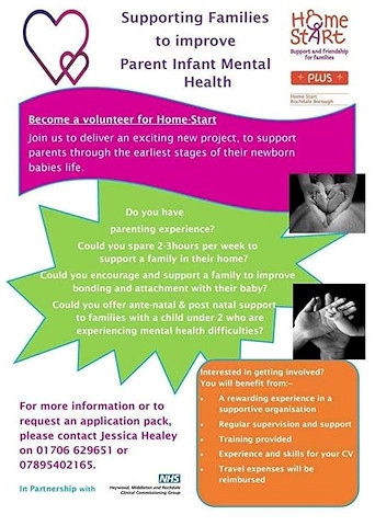  Become one of Home-Start Rochdale’s parent volunteers