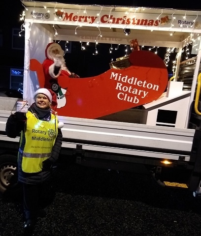 The Rotary Club of Middleton's Christmas Float