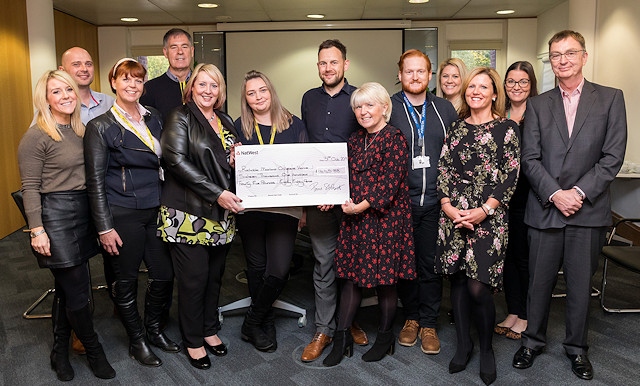 Zen Internet’s social and charities committee presented a cheque for more than £16,000 to Rochdale Children’s Moorland Home