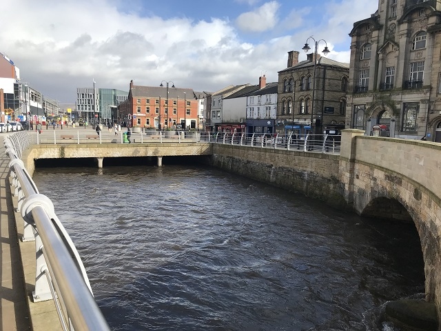 The River Roch, Rochdale town center 2.00pm Thursday 14 March 2019