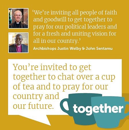 Churches join in with five days of national prayer for unity as the deadline for Brexit approaches