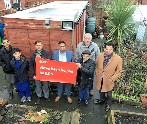 Ajnabi Community Garden gets solar power and lighting thanks to E.ONs Energising Communities Fund
