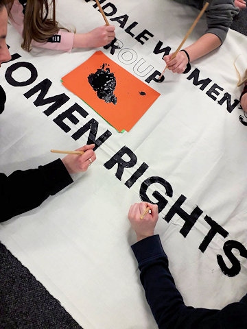 Young people in Rochdale take part in the Game Changers project, exploring the movement of the lesser known suffragists campaigners