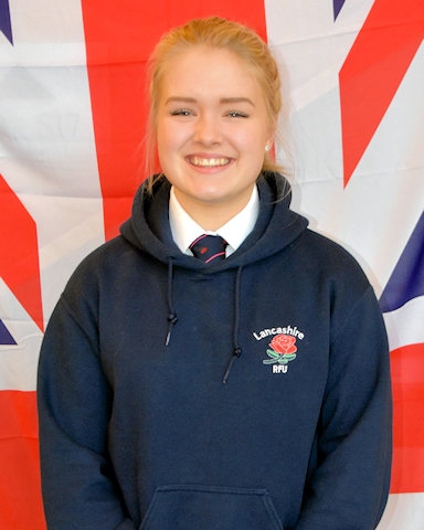 Serena Cape was picked to play for Lancashire U18 Rugby Union earlier this year