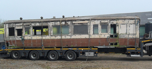 This 150-year-old train body has been saved from scrap