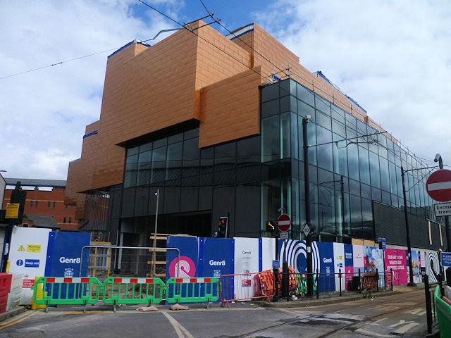 Rochdale Riverside scheme - leisure block, where the cinema and restaurants are housed