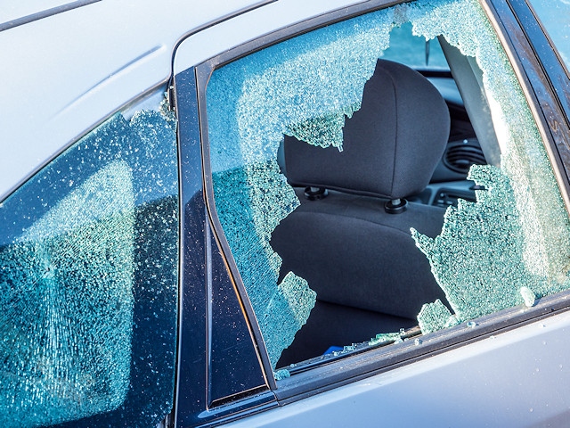 The number of reported thefts from vehicles have decreased (stock image)