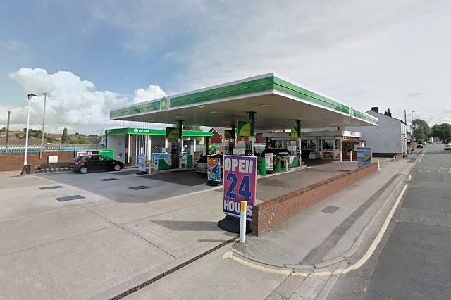 Londis store at the BP garage, on Oldham Road, Middleton