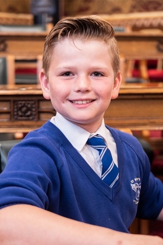 Evan Sidell, 10, from St Mary’s RC Primary in Littleborough
