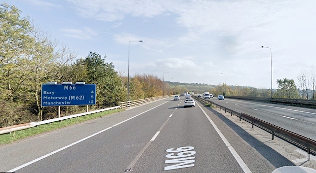 M66 Northbound is currently closed from junction 1 to 3 (10am Thursday 2 May) 