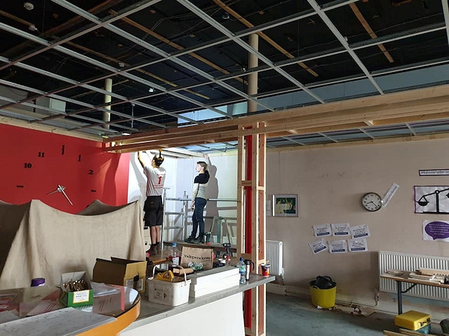 Renovations are underway at Rochdale Connections Trust