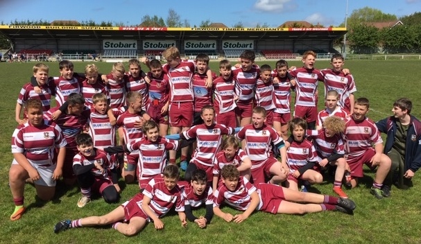 Rochdale Rugby Union Club Under 13s were crowned Lancashire Champions 2019
