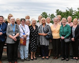 Some of the Rochdale volunteers which work at hospitals and community services 