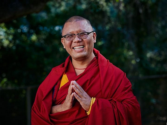 Lama Ahbay Tulku Jigme Thupten Tendar Rinpoche, third in line to the Dalai Lama