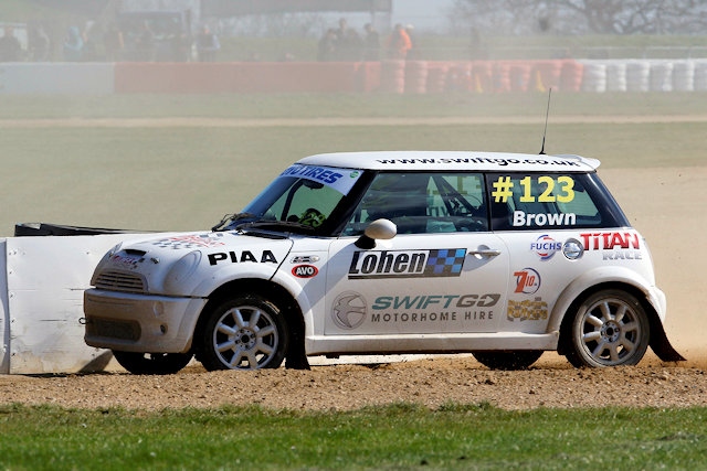 Steve Brown has enjoyed a positive start to his British Rallycross campaign
