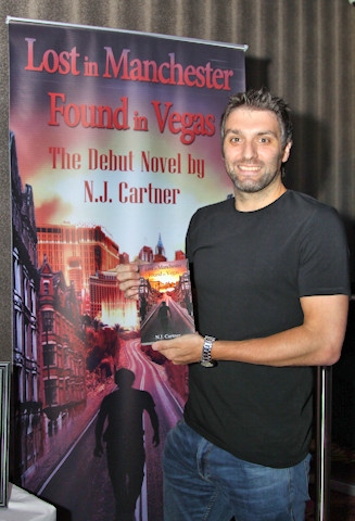 Author Nigel Cartner will be signing copies of his debut novel 'Lost in Manchester Found in Vegas'