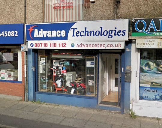 The Advance Technologies shop in Rochdale pictured in 2016