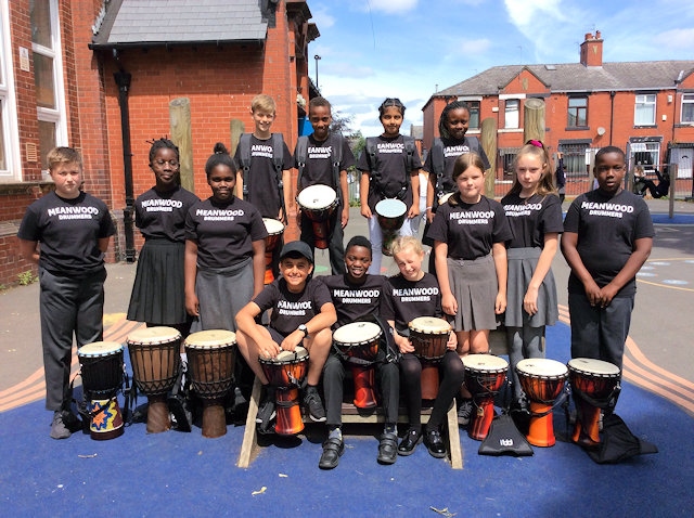 Meanwood Drummers from Meanwood Primary School 