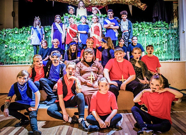 Year 6 children at St Margaret's CE Primary School production on Shakespeare's Romeo and Juliet