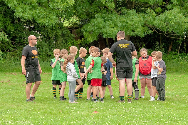 The taster day at Littleborough Rugby Club
