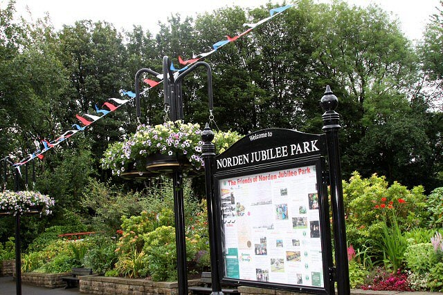 Norden Jubilee Park - Regional judging day for Rochdale In Bloom