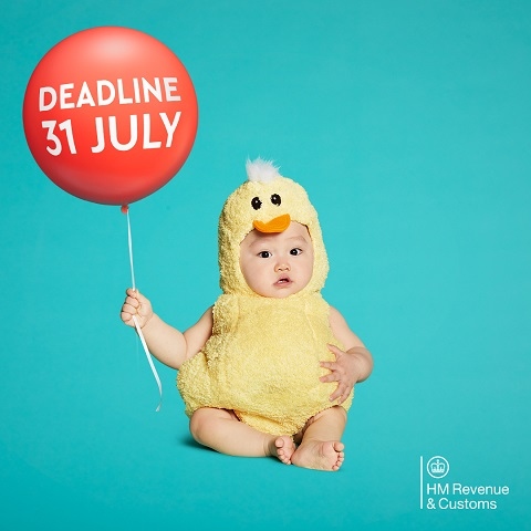 Baby - HMRC tax credit renewals deadline reminder