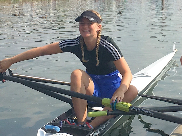 Rosie Pickles of Hollingworth Lake Rowing Club
