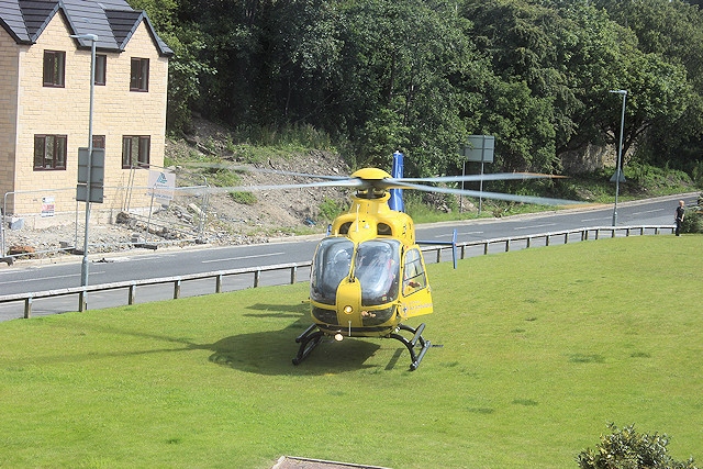 The motorcyclist was airlifted to Royal Preston Hospital