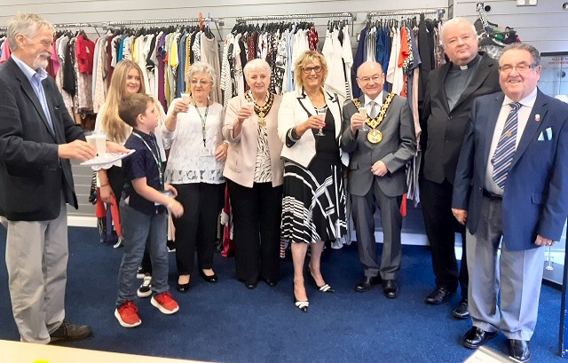 Mayor Billy Sheerin officially opened a new premises in Heywood for Little Monkeys charity