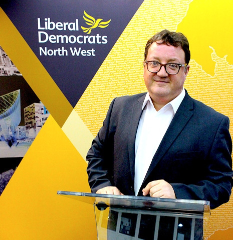 Councillor Andy Kelly, the Liberal Democrat for Metro Mayor of Manchester for May 2020