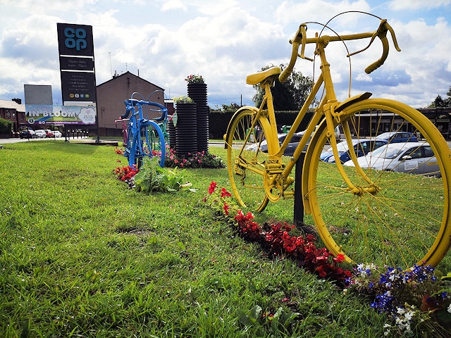 Rochdale’s Racers bike installation at Cutgate 
